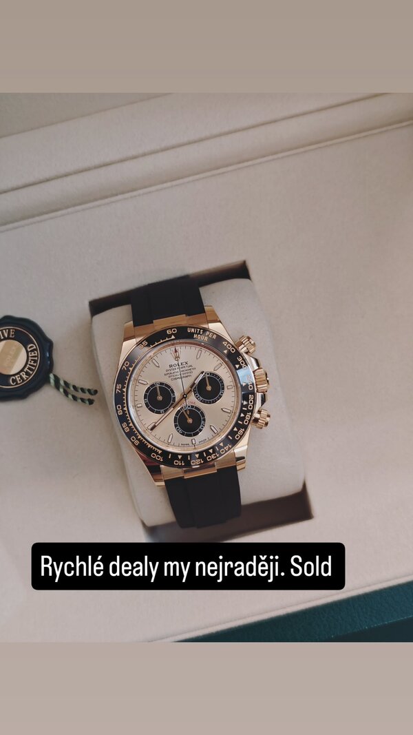 Rychlé dealy my nejraději. Sold